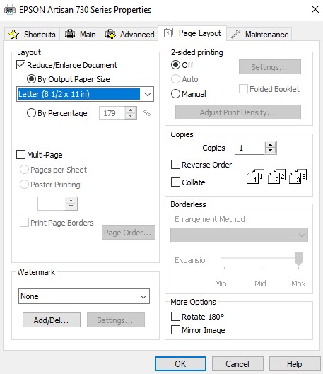 Epson Artisan 730 Download Mac